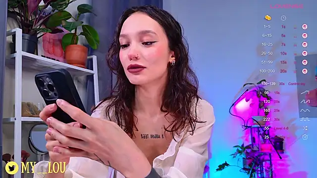 Snapshot of MyLou_ chatting on 10-13-25, 03:12 MyLou online show from 10-13-25, 03:12