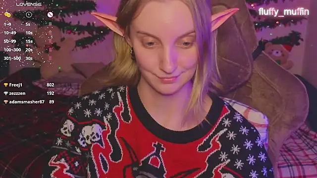 Fluffy muffin  online show from 12-13-24, 01:15