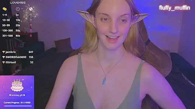 Fluffy muffin  online show from 01-15-25, 10:13