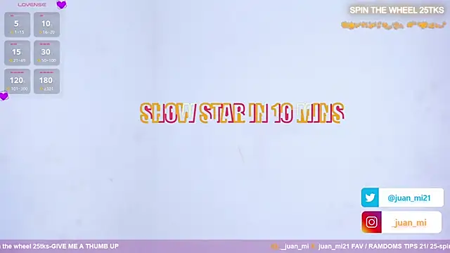 juanmiss online show from 12-21-25, 10:11