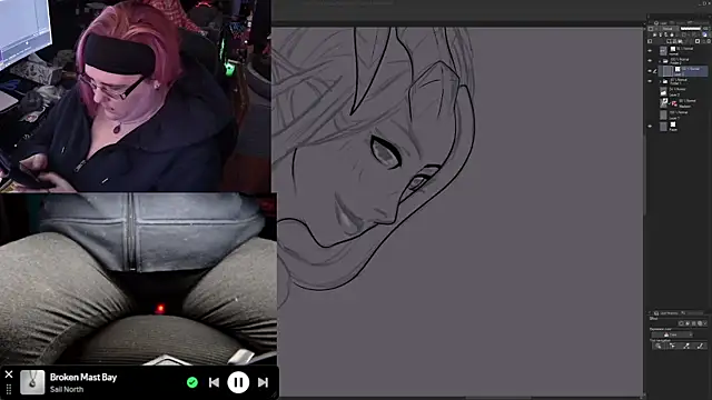 LadyLunakiri online show from 01-10-25, 02:57