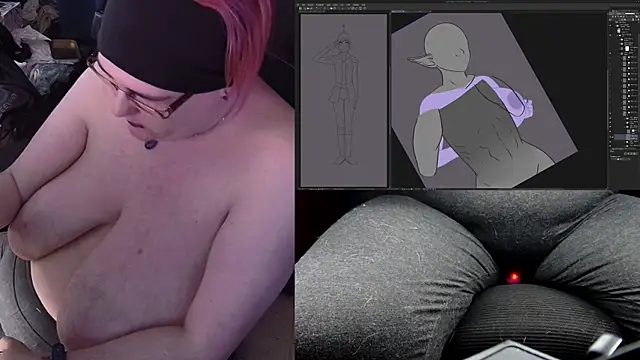 LadyLunakiri online show from 01-14-25, 03:11