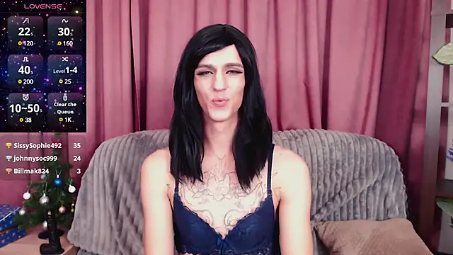  CRYSTAL tgirl online show from 12-24-24, 08:05