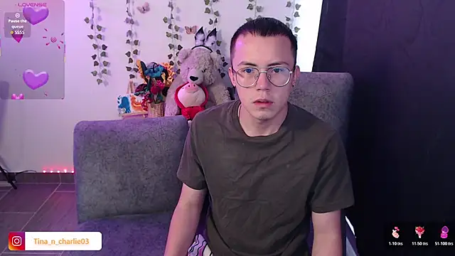 Snapshot of Tina_4_Charlie chatting on 03-06-26, 03:08 Tina 4 Charlie online show from 03-06-26, 03:08