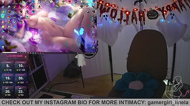 Snapshot of Gamergirl-Linela chatting on 10-23-25, 08:35 Gamergirl-Linela online show from 10-23-25, 08:35