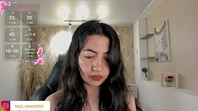 Saya Amaretto1 online show from 03-24-26, 08:25