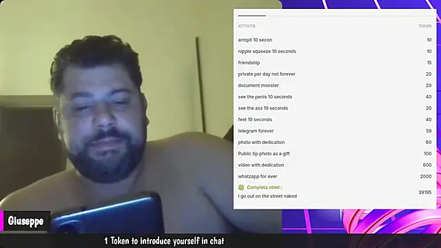 Snapshot of giuseppelovisi85 chatting on 10-24-25, 04:47 giuseppelovisi85 online show from 10-24-25, 04:47