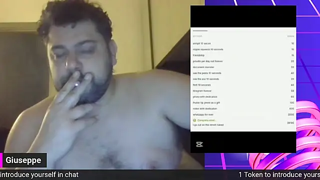 Snapshot of giuseppelovisi85 chatting on 10-25-25, 06:32 giuseppelovisi85 online show from 10-25-25, 06:32