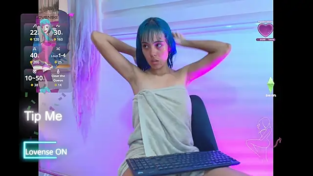 Snapshot of ElektraBlue chatting on 11-06-25, 08:21 ElektraBlue online show from 11-06-25, 08:21