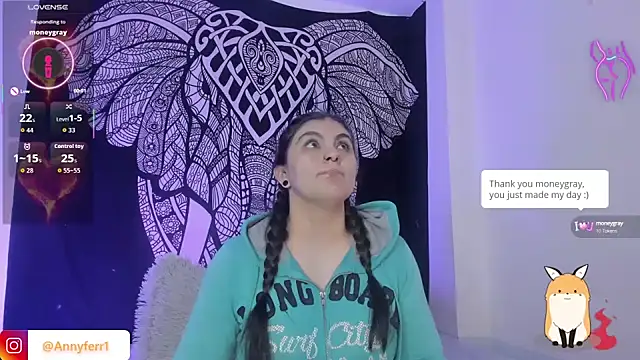 Snapshot of Anny_ferrer1 chatting on 10-11-25, 11:36 Anny ferrer1 online show from 10-11-25, 11:36