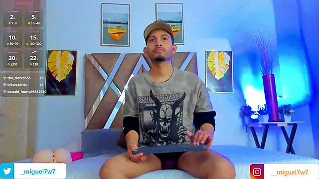   Miguel7w7 online show from 01-12-26, 07:52