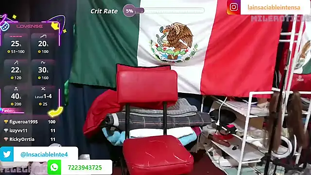 LaInsaciableIntensa online show from 09-10-25, 02:55