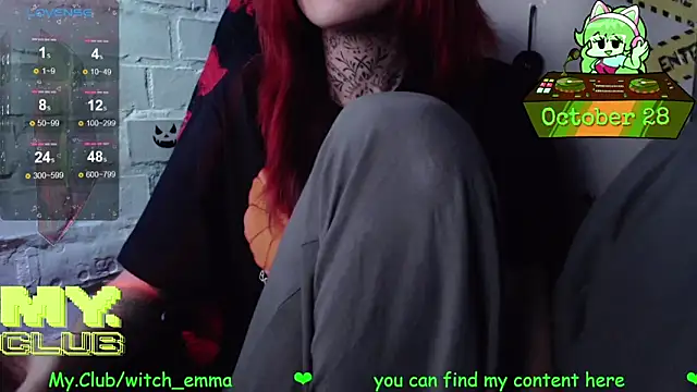 Witch Emma online show from 10-28-25, 08:44