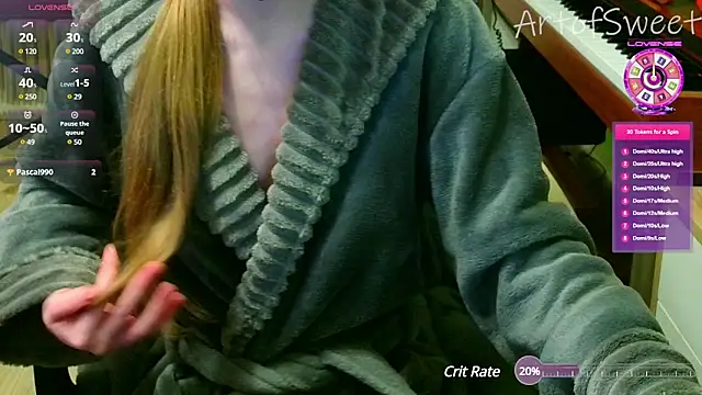 ArtofSweet online show from 03-12-25, 05:28