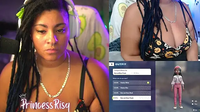 Snapshot of PrincessRisq chatting on 10-25-25, 01:24 PrincessRisq online show from 10-25-25, 01:24